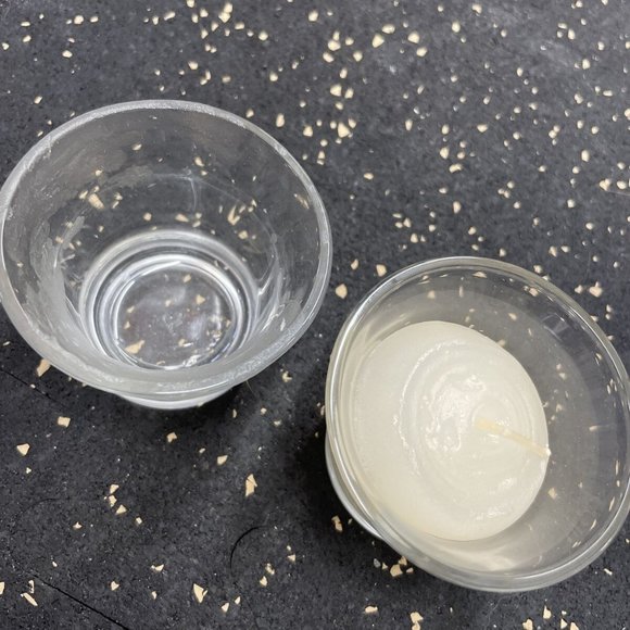 4 Vtg Lotus Lite Candle Glo Floating Pool Candles Tiki MCM Red Orange Blue White - Picture 11 of 11